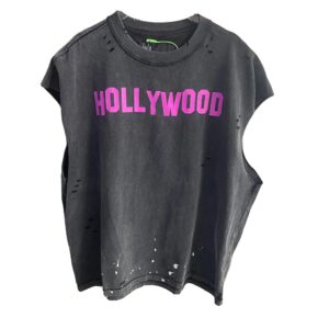 تانك توب ستريت وير أسود مغسول – ستايل جرافيتي أوفر سايز